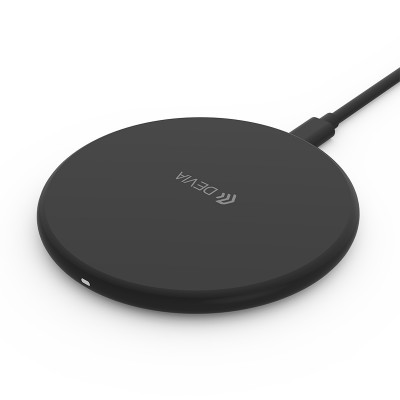 Devia Ultra thin Qi certified fast wireless charging pad 10W wireless charger